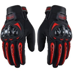 Resim Riding Tribe Mcs-17 Motosiklet Eldiveni Kırmızı 
