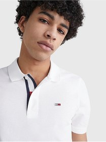 Resim Tommy Hilfiger Tommy Hılfıger Erkek T-shırt Dm0dm15370-ybr Beyaz 