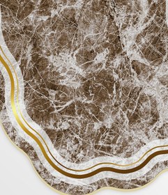 Resim Alanur Home Eko Yıldız Djt Yıkanabilir Kaymaz Taban 3 Lü Yatak Odası Takımı 203 Figürlü Kahve 