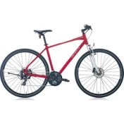 Resim Carraro Sportive 220 28 Jant 508H 21V Vb Mat Krom Kırmızı Siyah Beyaz 