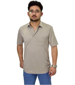 Resim Erkek Gömlek Yaka Tişört T6064 Bgl-st04541 Taş 