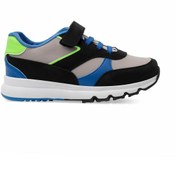 Resim QBALVİN Günlük Ortapedik Çocuk Spor Ayakkabı Cırt Cırtlı Anatomik Esnek Taban Ergonomik Rahat Sneaker 
