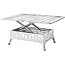 Resim ZERENLAND 511 Tekerlekli Akıllı Sehpa, Sihirli Sehpa, Orta Sehpa, Laptop Masası 