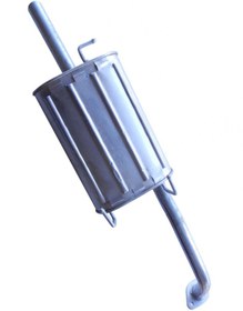 Resim EGZOZCUM Hyundai Accent arka susturucu egzoz eksoz düz çıkış 94-99 