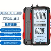 Resim 1 adet CAT III 600V Dijital Multimetre - Kompakt, Şarj Edilebilir, Tam Ekranlı, Okunması ve Kullanımı Kolay, USB Şarj, Yüksek Hassasiyet 0.01, Gece Kullanımı için LCD Arka Işık - Otomotiv Teşhisi için Mükemmel 