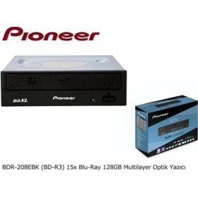 Resim Pioneer Bdr-208ebk Bd-r3 15x Blu-ray 128gb Multilayer Optik Yazıcı-113375 