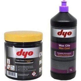 Resim Dyo Kalın Pasta 1 Lt + Wax 1 Lt Set 