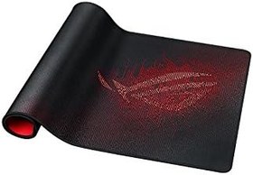 Resim ASUS Rog Scabbard Extra Large saçaklanmaz, kaymaz, su sıçramalarına karşı korumalı XL ROG Sheath Gaming Mouse Pad 