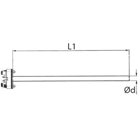 Resim K Nicr-ni Tipi İnset Termokupl 6x500mm 