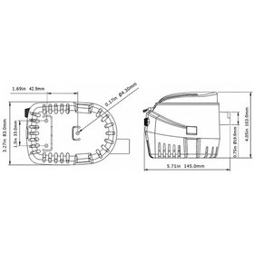 Resim Seaflo Otomatik Sintine Pompası 750 Gph 24v 