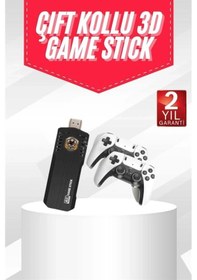 Resim Ceylan Adam 20.000 Oyunlu Kablosuz Çift Kol Retro Oyunlar Çift Kollu Game Stick 