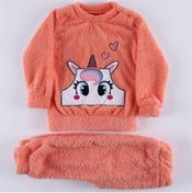 Resim by BebekOdam Kız Bebek Somon Unicorn Welsoft 2'li Peluş Takım 