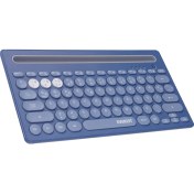 Resim Everest KB-BT84 Mavi/gri Bluetooth Ultra Ince+Şarjlı Q Mac/win/android/ıos Uyumlu Kablosuz Klavye 