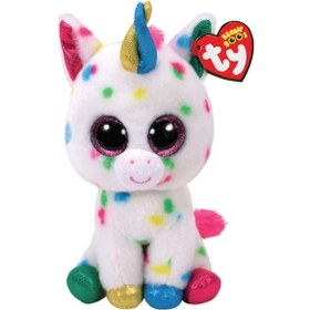 Resim Armağan Oyuncak Ty Beanie Boos Tek Boynuzlu At Harmonie Peluş 15 Cm 