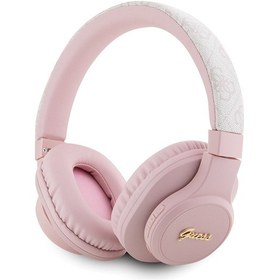 Resim Guess Tone On Tone Lisanslı Pu 4G Desen Kulak Üstü Bluetooth Kulaklık 