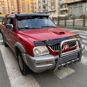 Resim ferrous autoaccessories Mitsubishi L200 ile Uyumlu ile Uyumlu Ön Kaput Koruyucu Rüzgarlık 1996 2006 