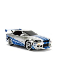 Resim 1:24 Uzaktan Kumandalı Fast & Furious Brian's 2002 Nissan Skyline Gt-r Bnr34 