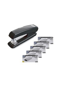 Resim Mas 758 Zımba Makinesi 24/6 Siyah + 5 Adet Zımba Teli 