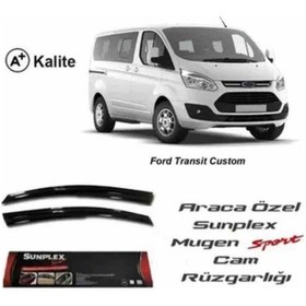 Resim Ford Transit Custom Mugen Cam Rüzgarlığı 2014 Sonrası 2'li Sunple 