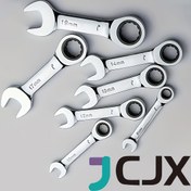 Resim 1 Adet Mini Çift Taraflı Cırcır Anahtarı - Krom Vanadyum İnşaat, 6-19mm (1/4" Sürücü Uyumlu) - Ağır Hizmet Tipi Soket Anahtar Otomotiv, Tesisatçılık, Makine İşleri İçin - Dar Alanlar için Çift Taraflı Mekanizma ve Kısa Saplı - Profesyonel Tamirciler & DIY Projeler İçin İdeal 