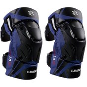 Resim Eternal Luck Geceleri Yansıtıcı 2 Motosiklet Sürüş Koruyucu Dizlik Koyu Mavi - Siyah 