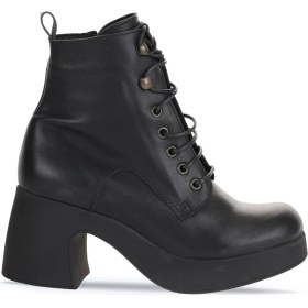 Resim Bueno Shoes Siyah Deri Kadın Topuklu Bot 01WZ7001 01WZ7001 