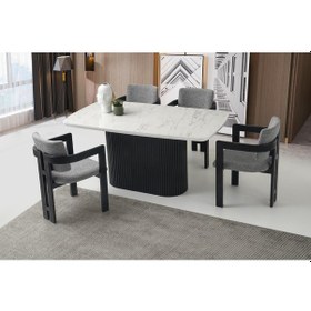 Resim Adel Yemek Masası Takımı Viyana Sandalye 90x160 Cm 1 Masa 4 Sandalye 