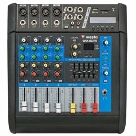 Resim Westa WM-402FX 2 X 300W 4 Kanal Power Mikser 