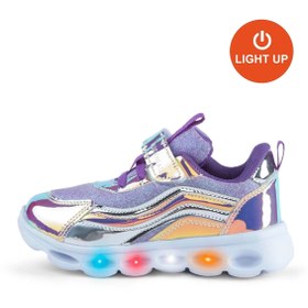 Resim BUCKHEAD Trio Shıny Hologram Kız Bebek & Çocuk Işıklı Sneaker Ayakkabı Buck4246 