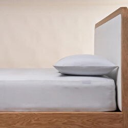 Resim %100 Tencel™ Lastikli Çarşaf Seti 180x200 Cm Mavi - Celine Serisi 