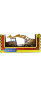 Resim MEGA Die Cast Mini Inşaat Aracı Kepçe 