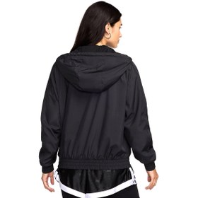 Resim Nike Sportswear Essential Uv Woven Kadın Siyah Günlük Stil Ceket FV6298-010 