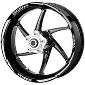 Resim Deeb Honda Jant Şeridi Reflektif Beyaz Beyaz Model S N11.69947 