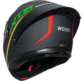 Resim Wosen Çene Açılır Kask WS-202 A6 Mat Siyah 