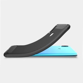 Resim Microcase Huawei Y7 2019 Brushed Carbon Fiber Silikon Kılıf 