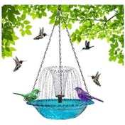 Resim Didadodo Güneşli Kuş Banyosu Çeşmesi - Mor, Asılı, Açık Hava, Küçük Mavi Model 