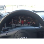 Resim NOS Audi Gösterge Halkası, Audi Gösterge Çerçevesi, A4 A3 B5 A6 C5 Kadran Krom Halkası 