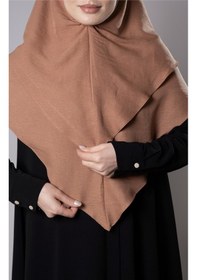 Resim Hürrem Bone Yavruağzı Pratik Hazır Geçmeli Tesettür Eşarp Pamuk Caz Kumaş Çift Katlı Çapraz Hijab 2304 35 