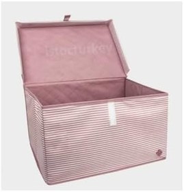 Resim Emirler Alas Mini Katlanır Kumaş Saklama Kutusu 40X30X26 Çok Amaçlı Kapaklı Kumaş Çok Renkli Tek Ebat 40 X 30 