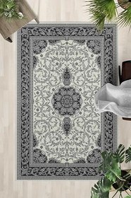 Resim Monnhein Yıkanabilir Halı ve Yolluk - Kaymaz Tabanlı Salon Halısı, Mutfak Halısı, Modern Dijital Baskı Tasarım (0346) 