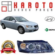 Resim Depo Hyundai Sonata 2005-2010 Sol Far Elektrikli Siyah 221-1138l-ldem2 
