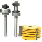 Resim Betty Becky Twexqny-8pc 1/4 Inç Şaft Yuvası, Montaj 6 Kesici ve 2 Mil Yönlendirici Bit Seti (Yurt Dışından) 