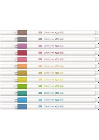 Resim 444 Color Lıner Keçeli Kalem 0.5 Mm 12 Li 