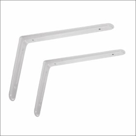 Resim Wood Retro Metal Raf Altı Beyaz 