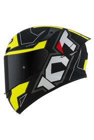 Resim KYT TT-COURSE KASK ELECTRON MAT SİYAH SARI 