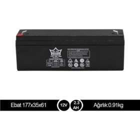 Resim Ortec 12v 2.3ah Bakımsız Kuru Akü 