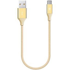 Resim Alumicable Mini 30cm Type-C Şarj Kablosu-Altın 