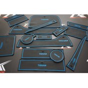 Resim Volkswagen Tiguan Dk Tuning Volkswagen Vw Tiguan Mk1 2007-2017 Araç Içi Silikon Kaymaz Ped Kaplama Seti 