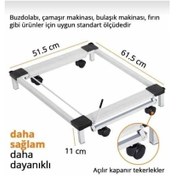 Resim Beyaz Eşya Altlığı Buzdolabı Bulaşık Çamaşır Makinesi Taşıma Altl 