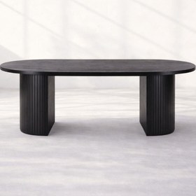 Resim Nord Dining Table Black 